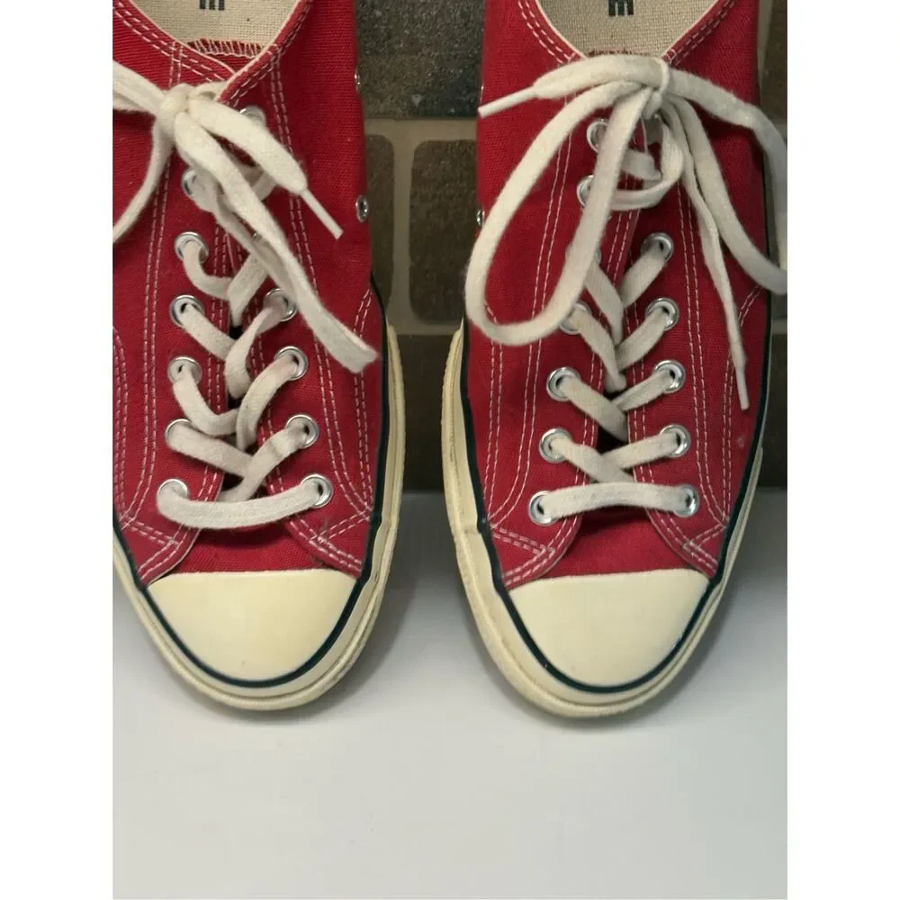 Converse All Star Sneakers Men Size 11 Dark Pink‎ Red Low Top